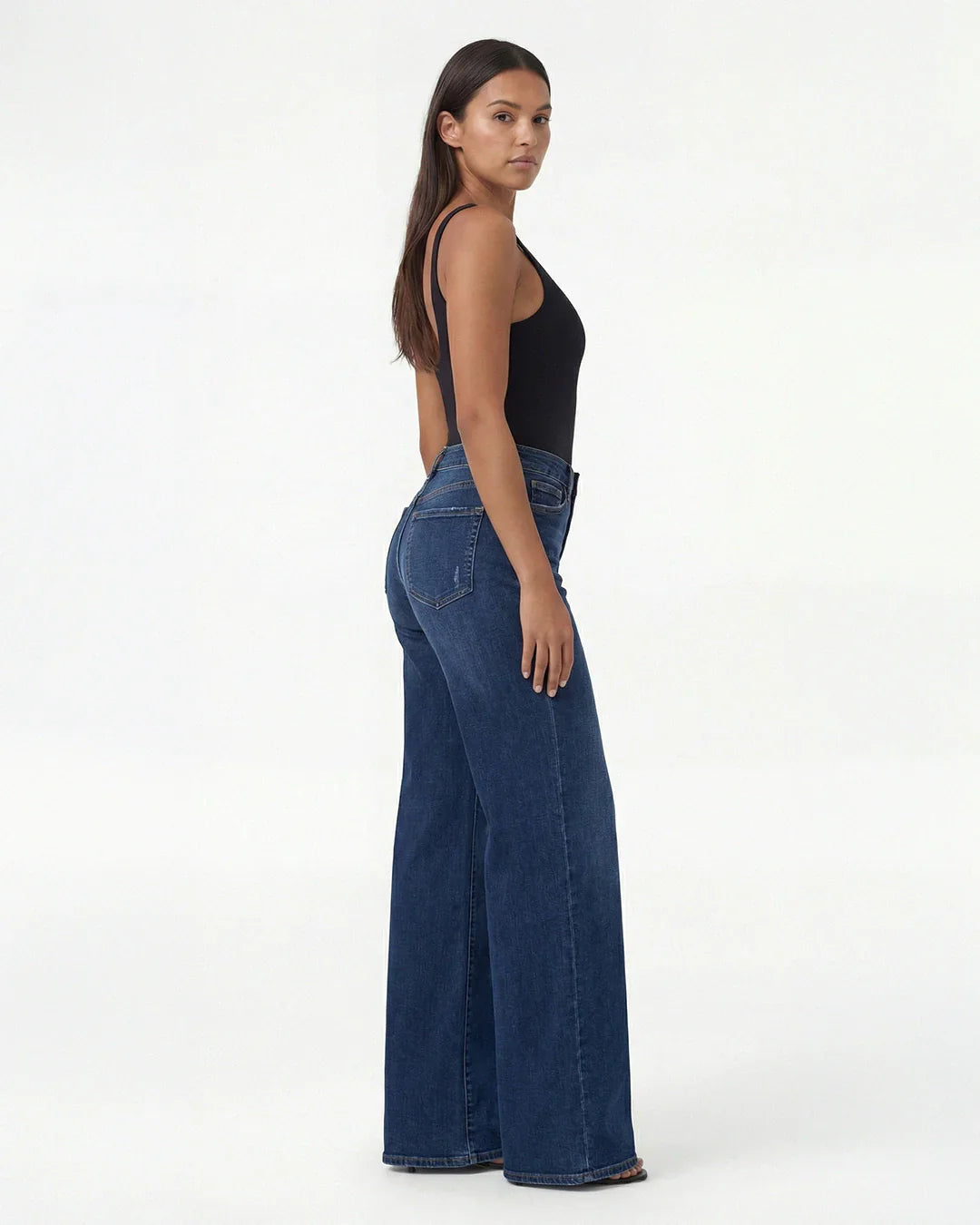 Remerie - Mid Rise BBL Wide Leg Jeans