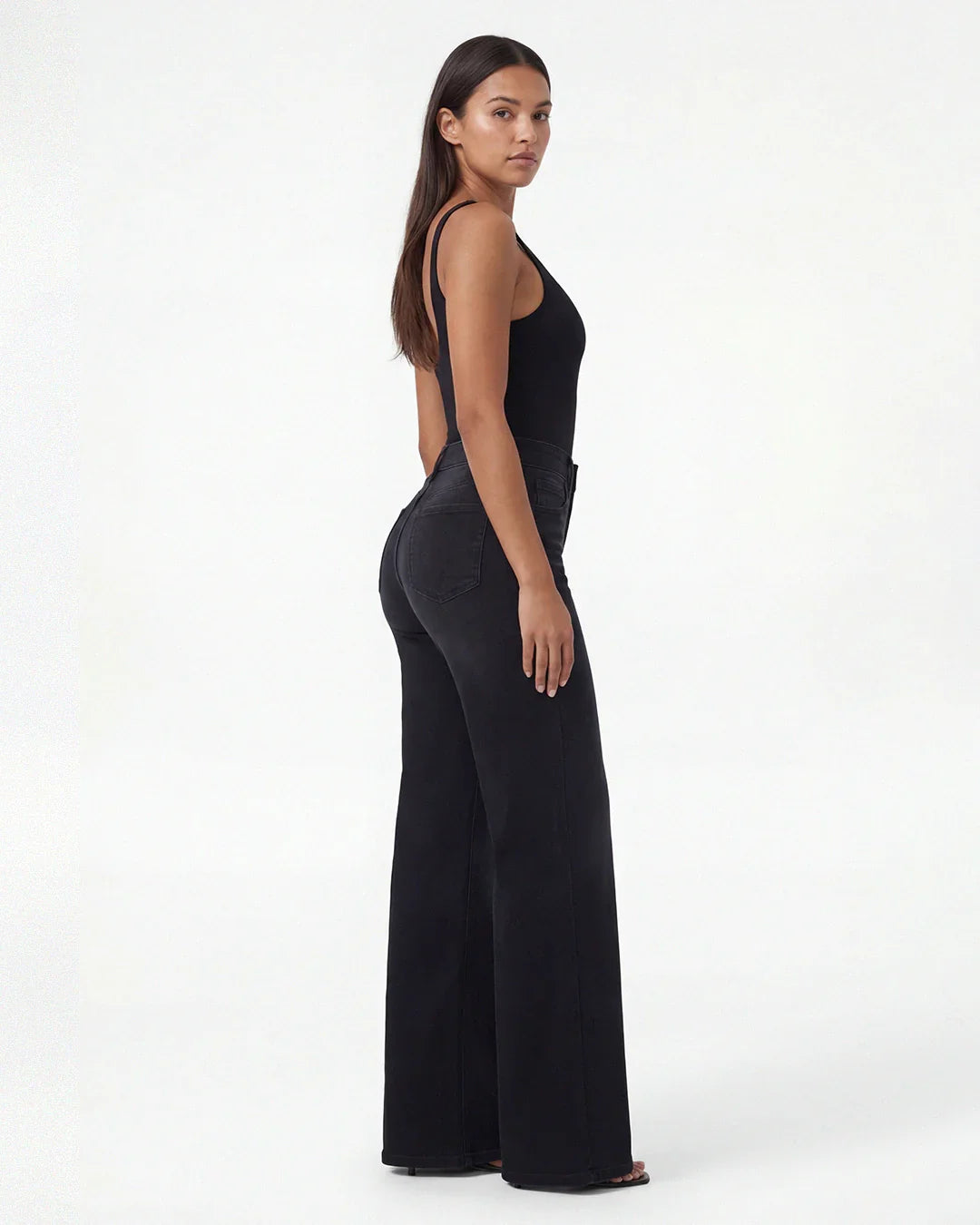 Remerie - Mid Rise BBL Wide Leg Jeans