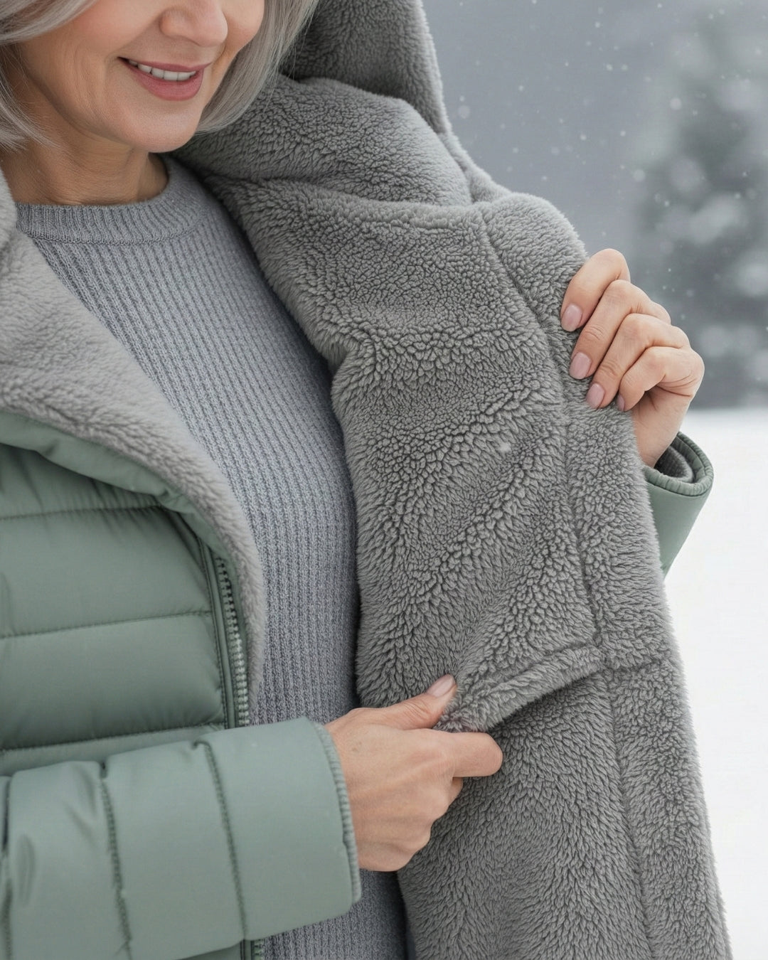 Donna | Fleece Lined Puffer Coat