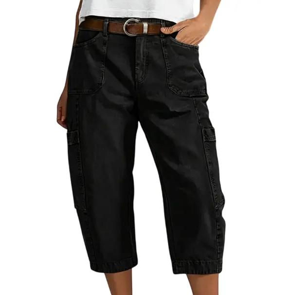 Rian - Casual Cargo Capri Pants