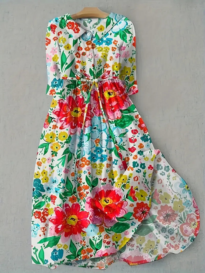 Morganne  | Tummy-Flattering Floral Dresses