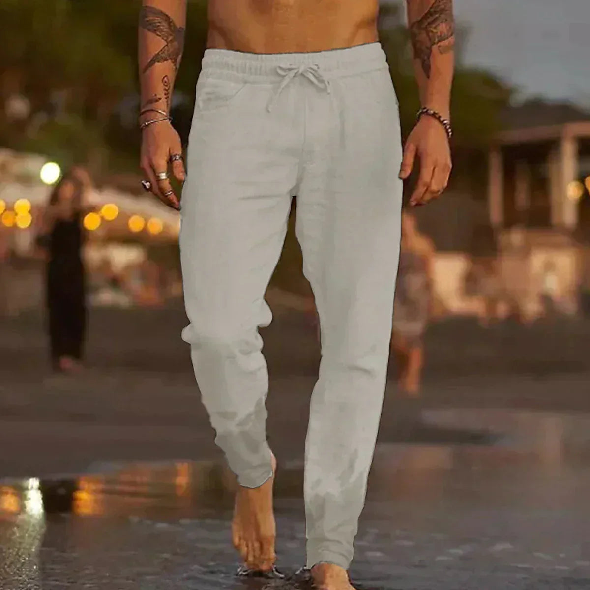 Jerald - Linen Beach Pants