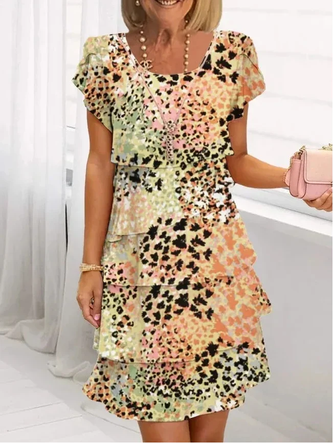 Theresa | Elegant Comfort Ruffle Dress