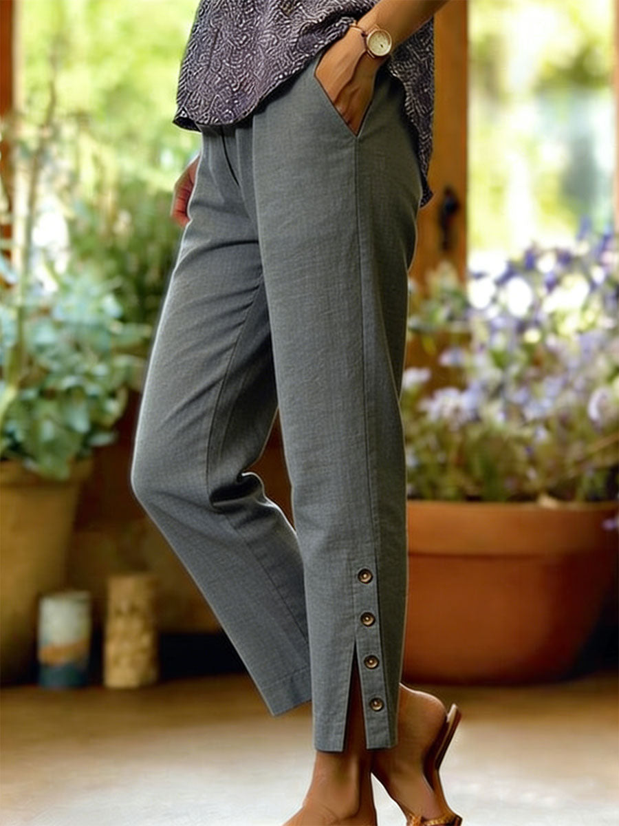 Jeena - Lightweight Linen Pants