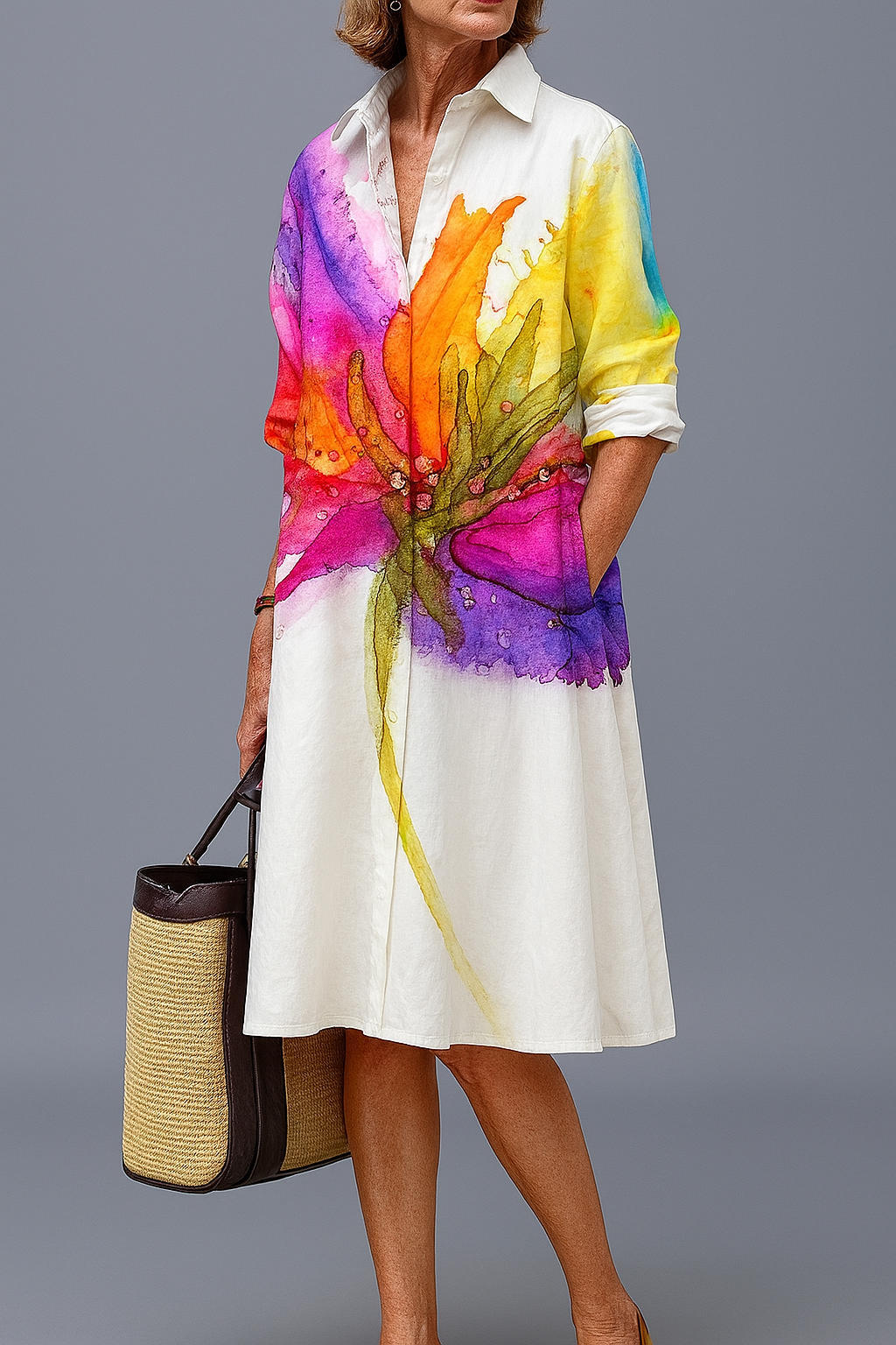 Lydia™ | Elegant Midi Dress