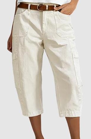 Rian - Casual Cargo Capri Pants