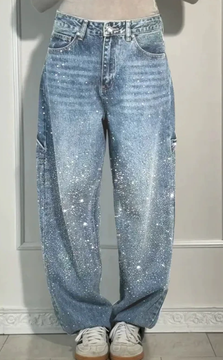 Tesse – Balloon Denim Pants for Effortless Movement