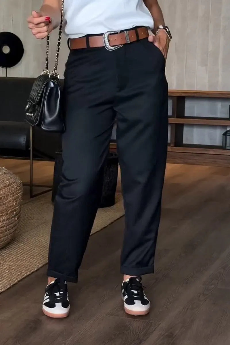Marise - Elegant High-Waist Trousers