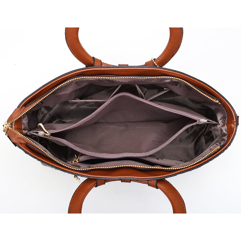 Frances - Classic Heritage Leather Shoulder Bag