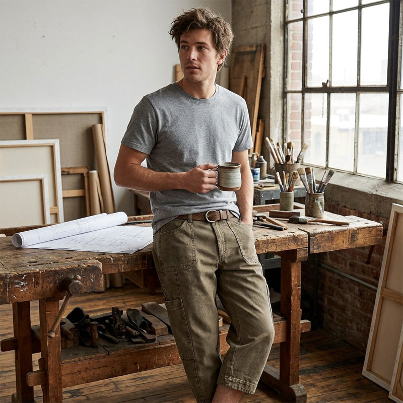 Rian - Casual Cargo Capri Pants