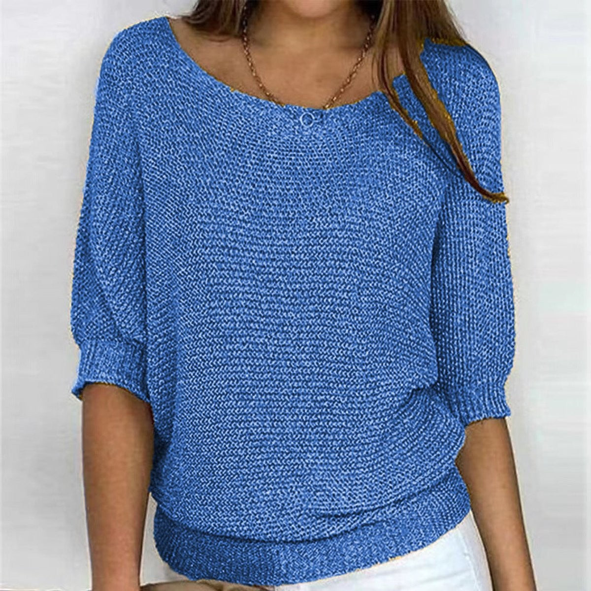 Josephine | Women's Batwing-Sleeve Relaxed Knit Sweater