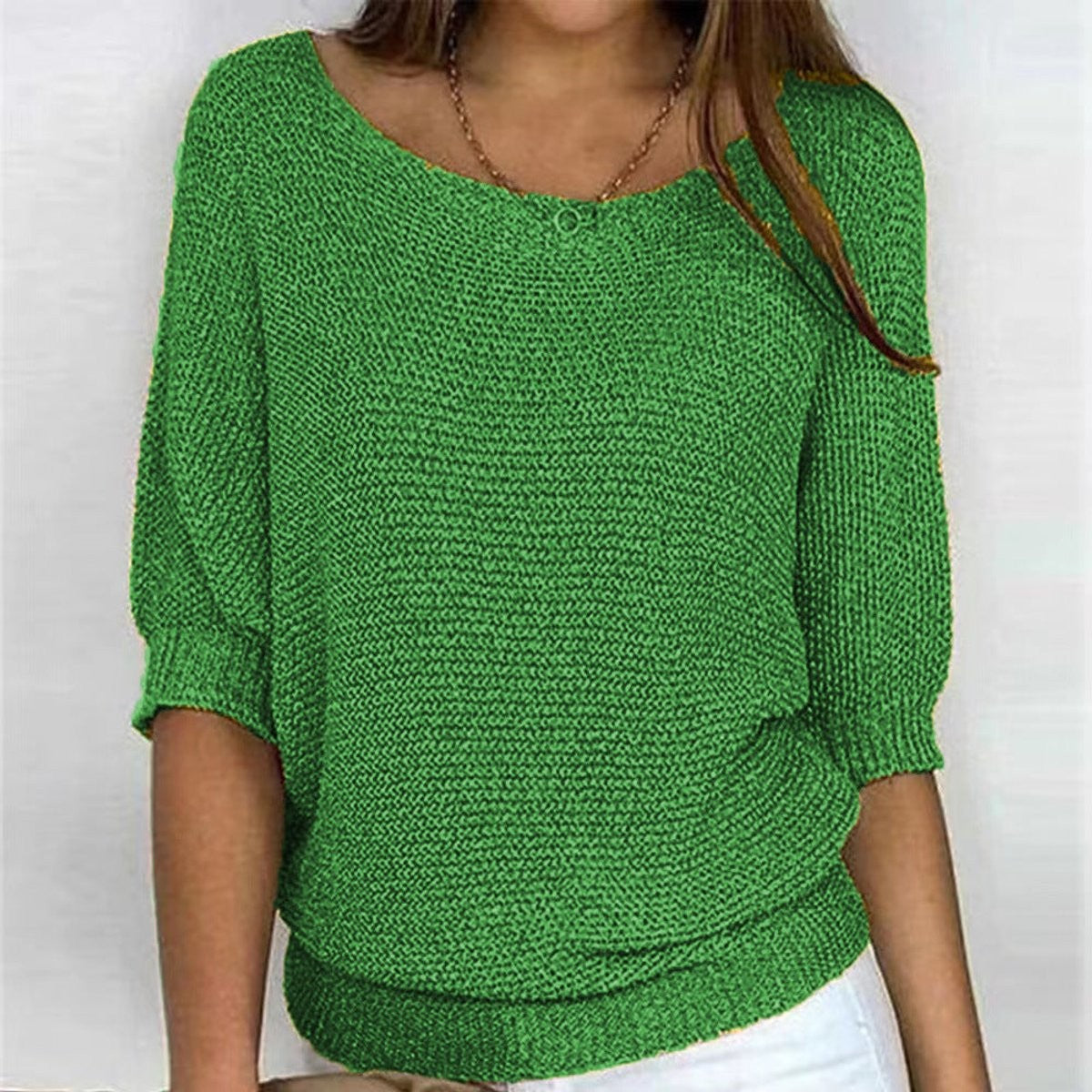 Josephine | Women's Batwing-Sleeve Relaxed Knit Sweater