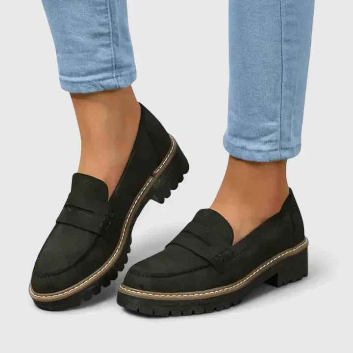 Marlowe | Women's Chunky Platform Penny Loafers