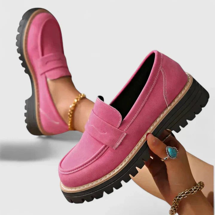 Marlowe | Women's Chunky Platform Penny Loafers
