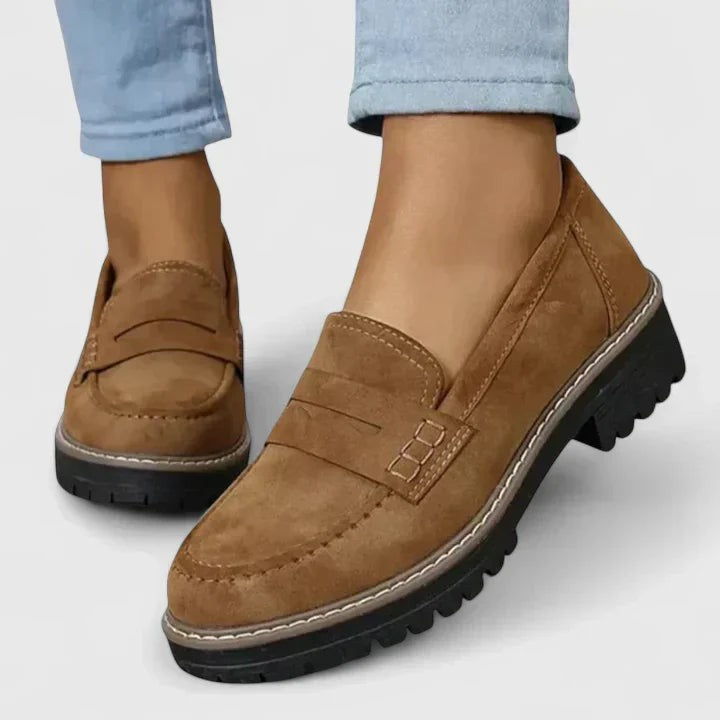 Marlowe | Women's Chunky Platform Penny Loafers