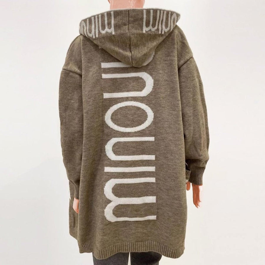 Marlow | Women's Hooded Longline Open-Front Cardigan