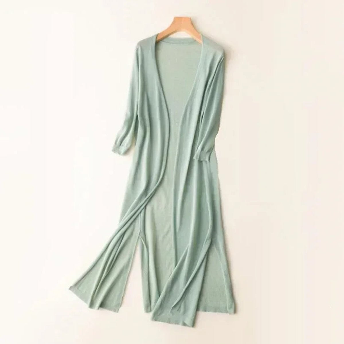 Marisol | Women's Lightweight Open-Front Long Maxi Cardigan