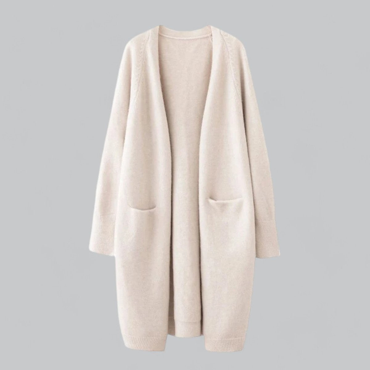 Noelle | Women's Longline Open-Front Relaxed-Fit Oversized Cardigan