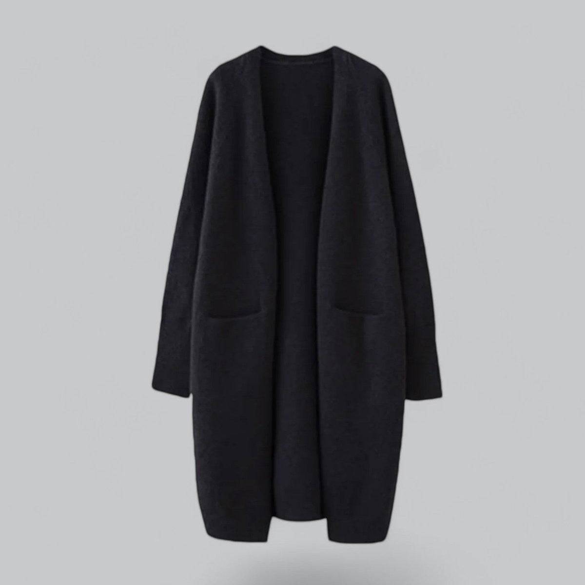 Noelle | Women's Longline Open-Front Relaxed-Fit Oversized Cardigan