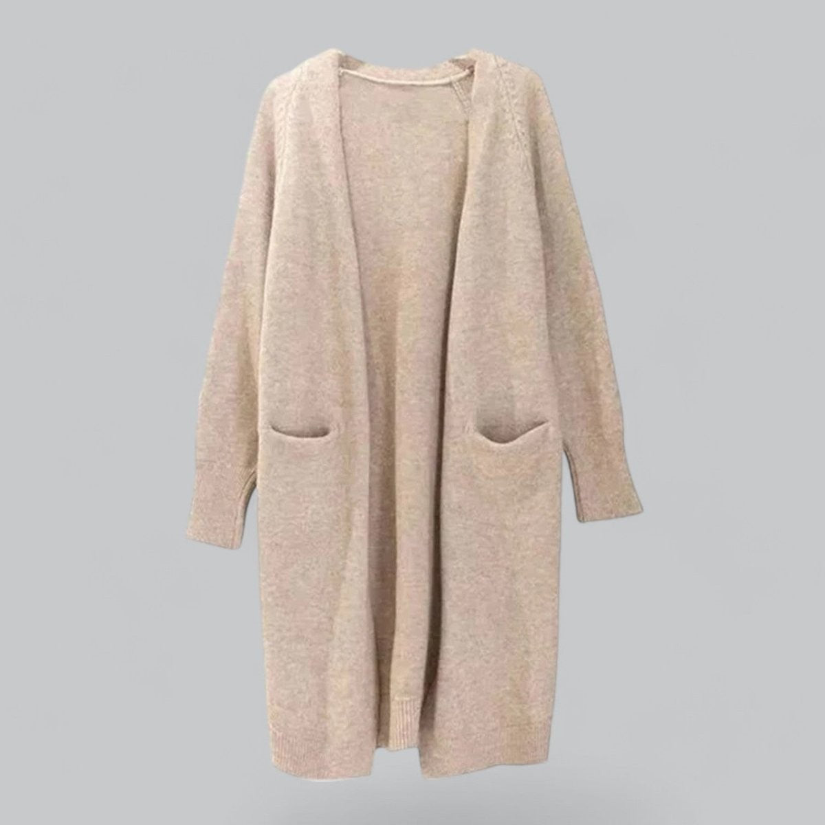 Noelle | Women's Longline Open-Front Relaxed-Fit Oversized Cardigan