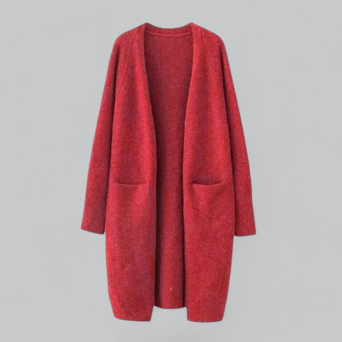 Noelle | Women's Longline Open-Front Relaxed-Fit Oversized Cardigan
