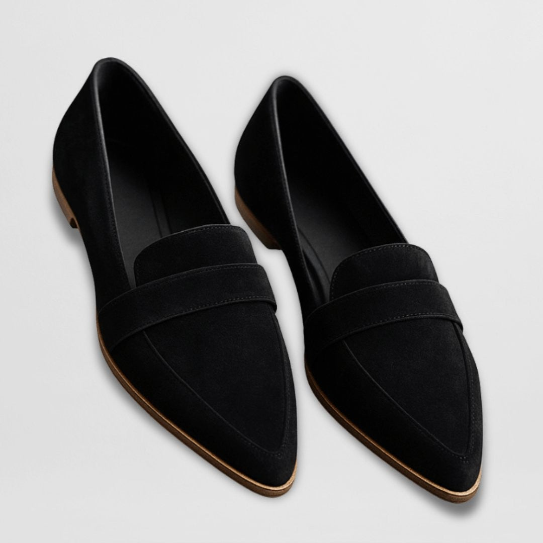 Vivienne | Women's Pointed-Toe Penny-Strap Slip-On Loafers