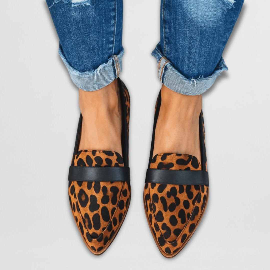 Vivienne | Women's Pointed-Toe Penny-Strap Slip-On Loafers