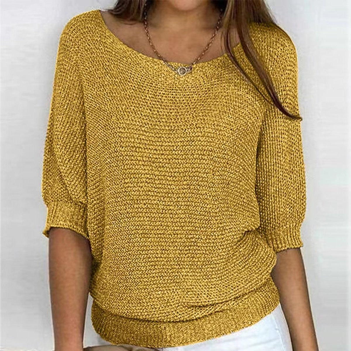Sienna | Women's Relaxed-Fit Batwing-Sleeve Ribbed-Hem Knit Pullover