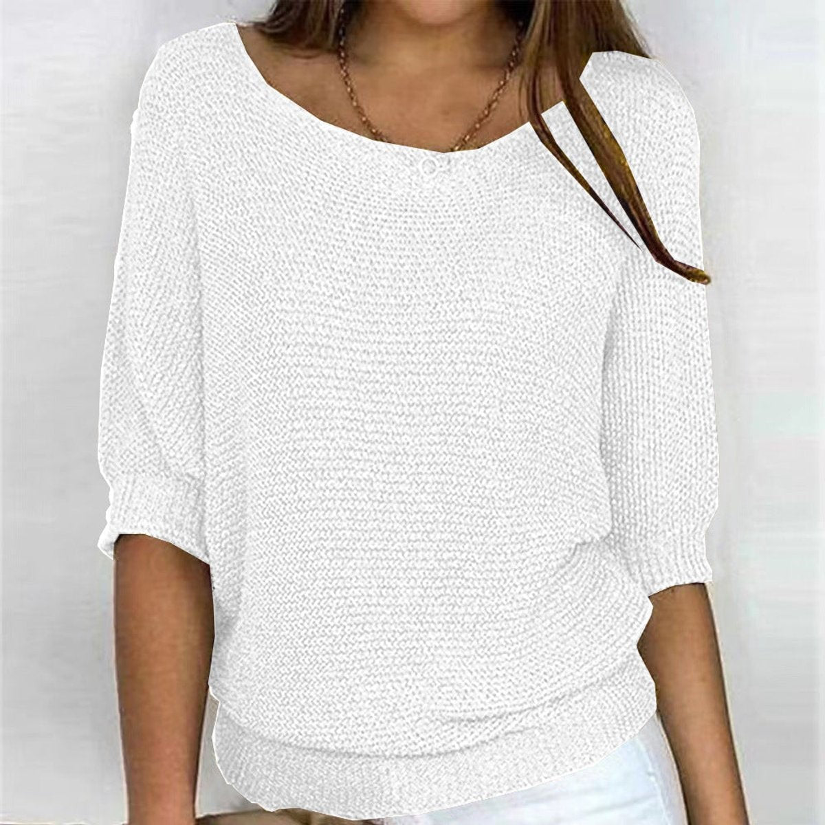 Sienna | Women's Relaxed-Fit Batwing-Sleeve Ribbed-Hem Knit Pullover